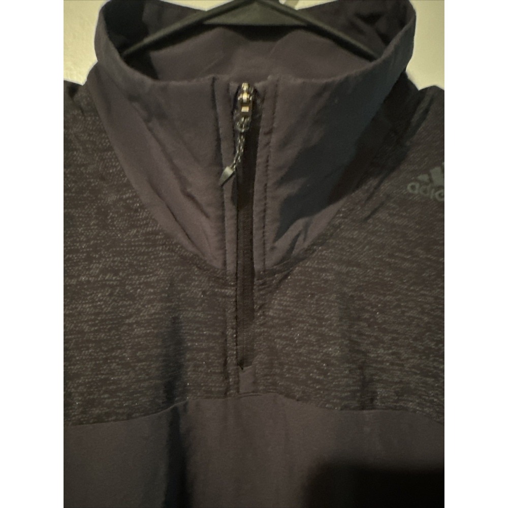 Adidas Running Supernova 1/4 Zip Pullover Windbreaker Black Golf  Men's S - Picture 3 of 13